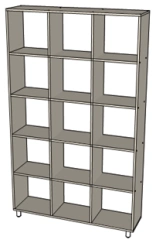 High Shelf Unit for Efficient Storage Solutions