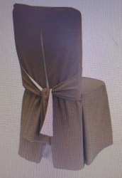 Chair Covers - Satin Fabric, Custom Fit