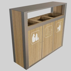 Park Waste Bin for Separate Waste Collection LG1040