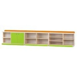 Impact-resistant shelving unit R15 with PVC edges