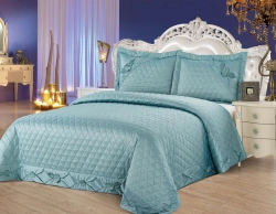 Quilted Bedspreads with Synthetic and Mixed Fillings