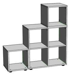Step Shelf for Educational Materials, Art. SShkPos-01