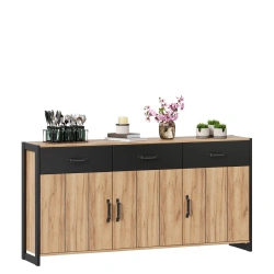 Techno LD.678220.000 Combined Cabinet (White Craft Oak/Grey Slate)