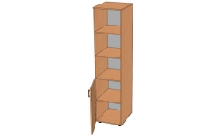 Two-Section Storage Cabinet with Door - Model ШП-4