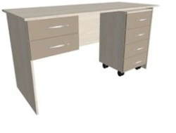 Medical Examination Table with Two Cabinets KCTm 2-08