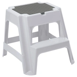 Convenient Step Stool "VOLF" 472x486x418 MM (Light Gray)