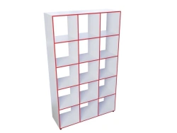 Multi-section Open Wardrobe for Office Storage, Model 95725